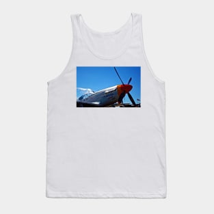 Tuskegee Airmen P51 Mustang Fighter Plane Tank Top